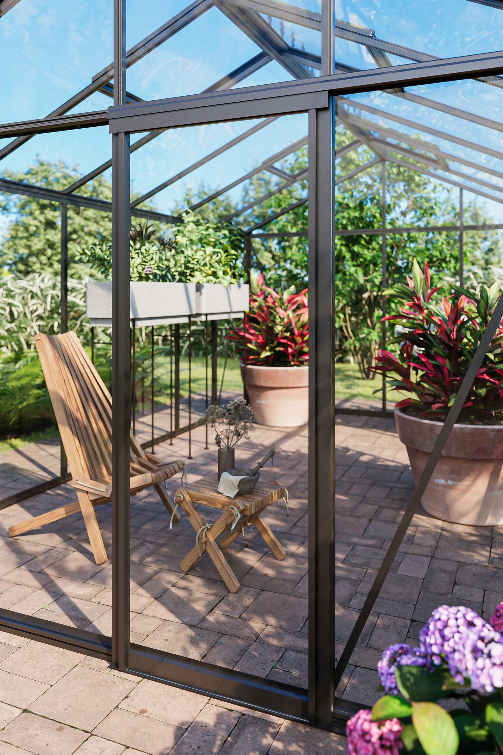 Ein heller Raum zwischen Haus, Garten und Natur.